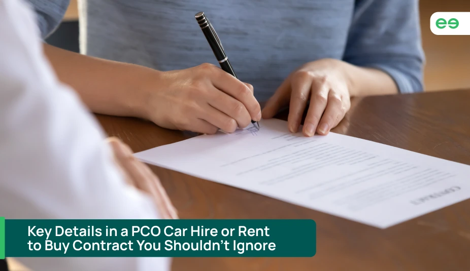 Key Details in a PCO Car Hire or Rent to Buy