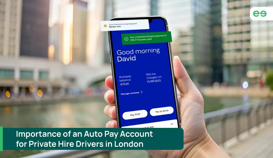 Auto Pay Account for Private Hire Drivers in London