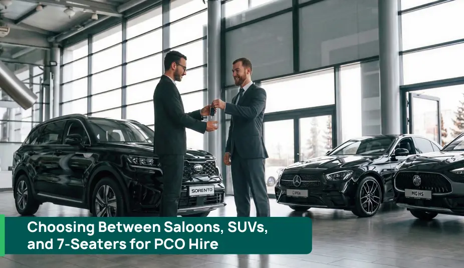 Choosing Between Saloons, SUVs, and 7-Seaters for PCO Hire