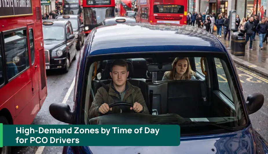 Peak hour in london