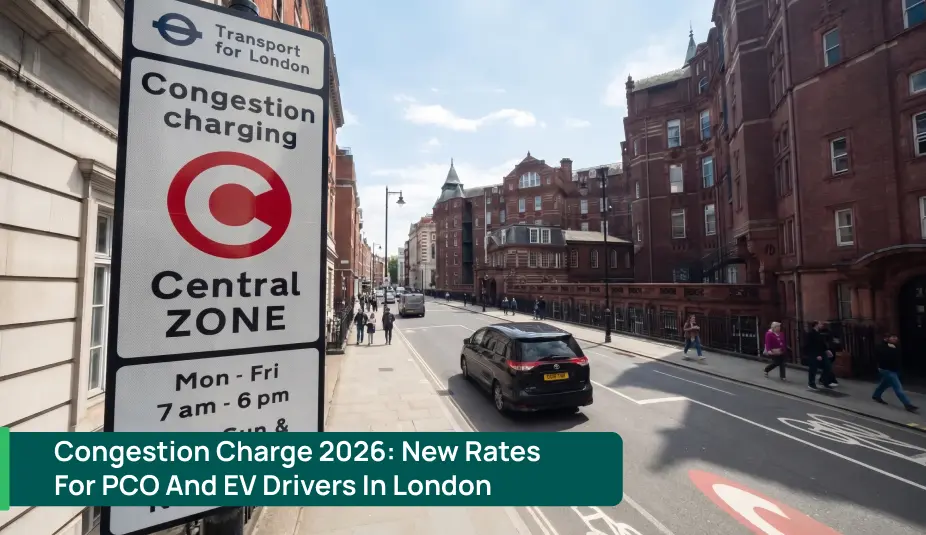 Congestion Charge 2026_ New Rates For PCO And EV Drivers In London